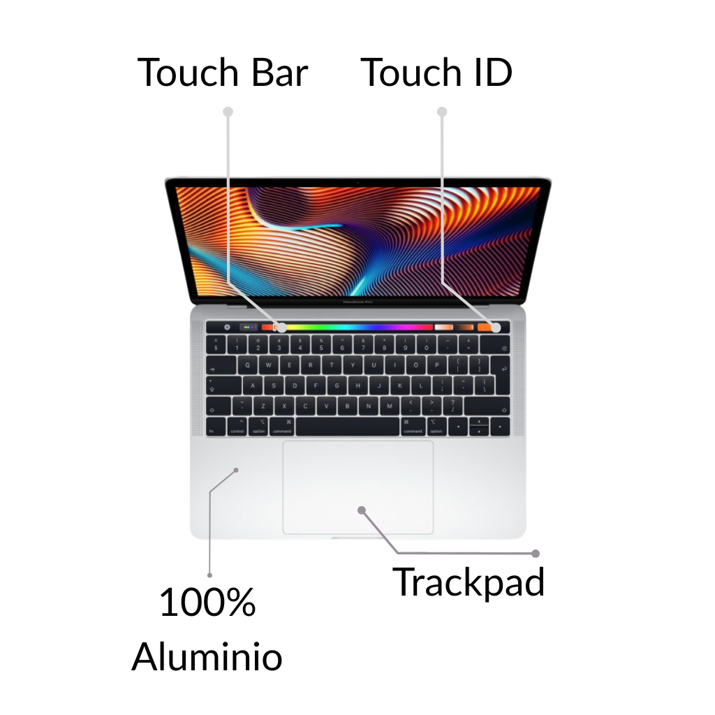 Apple MacBook Pro A2251 | 13” Touch Bar 16GB 512GB Core i7 (REACONDICIONADO) + Obsequio Gratis - Image 6