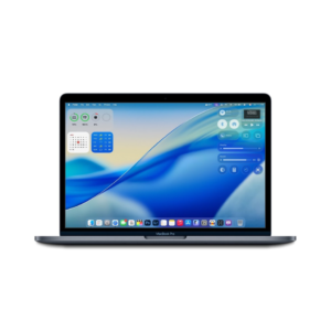 MacBook Pro A2251 de 13 pulgadas gris, vista frontal